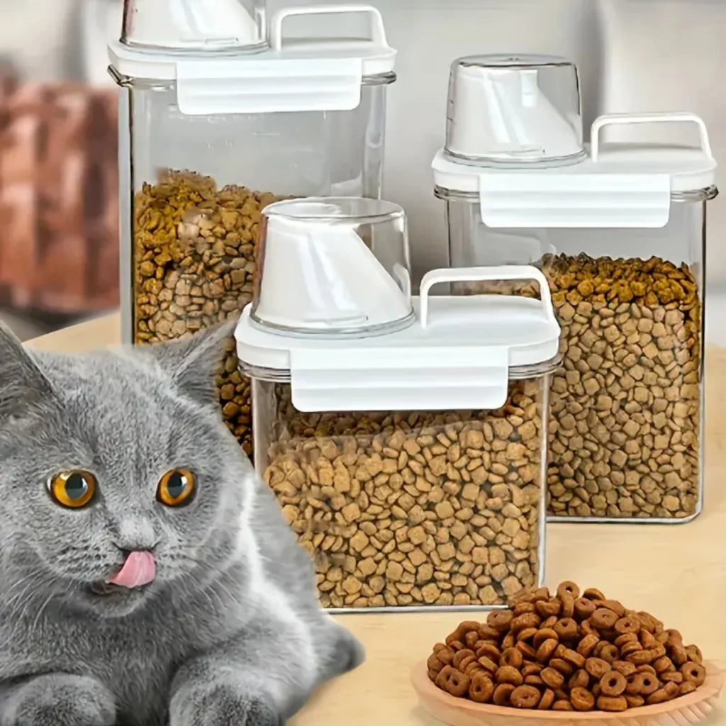 Pote Hermético com Copo Medidor – Organização Inteligente, Vida Mais Prática