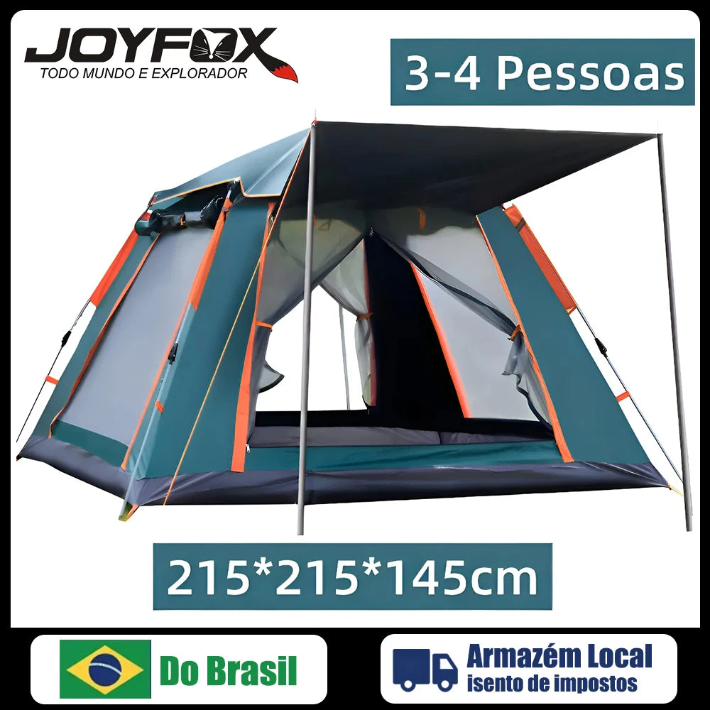 Joyfox Camping Tent Automatic Camping Upf50 + 5-8 People Camping Tent Large Portable Family Balcony