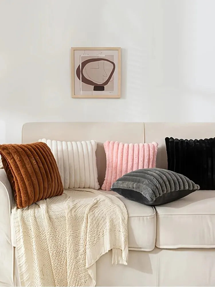 Capa de Almofada Corduroy Listrada – O Toque Aconchegante que Falta no Seu Espaç